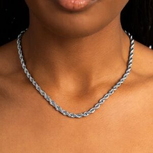 6mm Rope Chains Stainless Steel